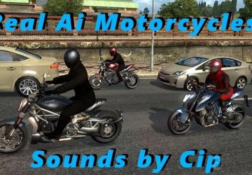 Мод Звуки для Motorcycle Traffic Pack от Jazzycat v2.0 для Euro Truck Simulator 2 (v1.30.x, - 1.33.x)