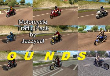 Мод Звуки для Motorcycle Traffic Pack от Jazzycat v1.0 для Euro Truck Simulator 2 (v1.31.x)