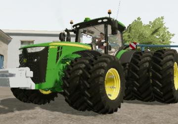 Мод John Deere 8R Series 2016-2018 EU версия 1.0 для Farming Simulator 20 (v0.0.0.63)