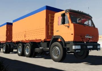 Мод Kamaz-55102 EVRO2 версия 1.2.0 для Farming Simulator 20