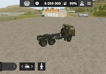 Мод КамАЗ Внедорожный Тягач версия 1.1 для Farming Simulator 20 (v0.0.0.49+)