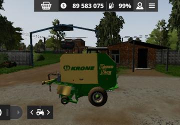 Мод Krone Roundpack 1250 Multi Cut версия 1.0 для Farming Simulator 20 (v0.0.0.63)