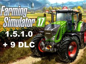 Farming Simulator 17 версия 1.5.1 + 9 DLC