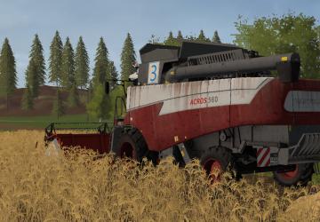 Мод Акрос 650 - Переделка для Farming Simulator 2017 (v1.5.3.1)