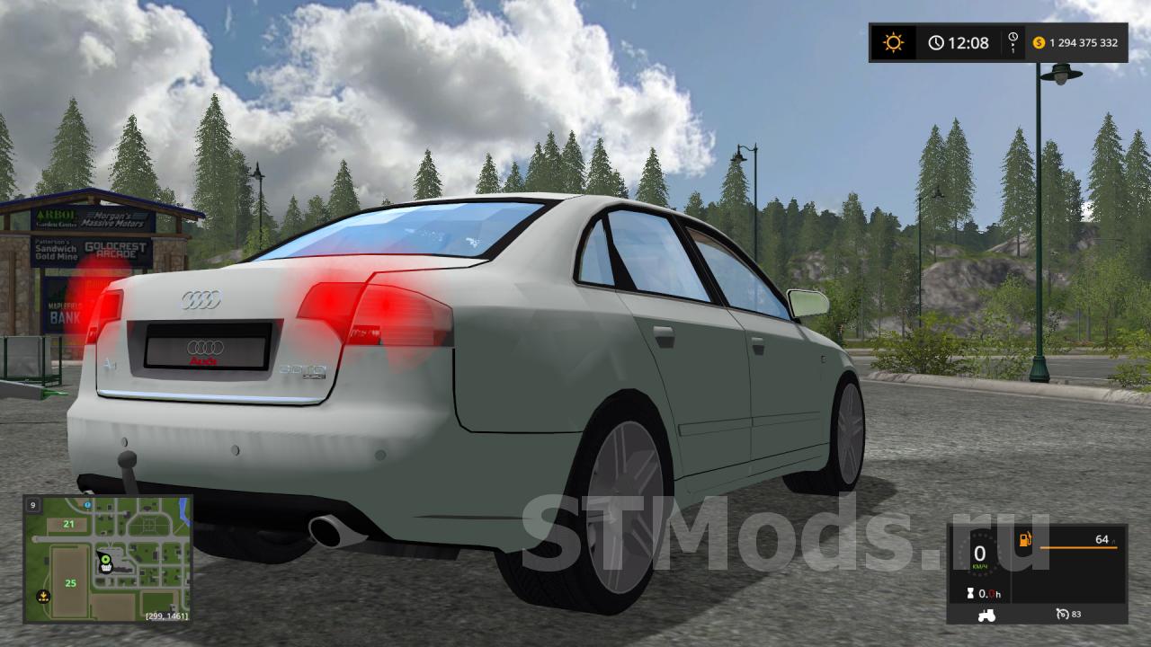 Скачать мод Audi A4 Avant Quattro версия 1.0 для Farming Simulator 2017  (v1.5.3.1)