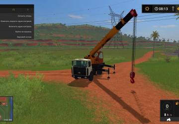 Мод Автокран МАЗ-КС35715 версия 1.1.0.1 для Farming Simulator 2017 (v1.5.x)