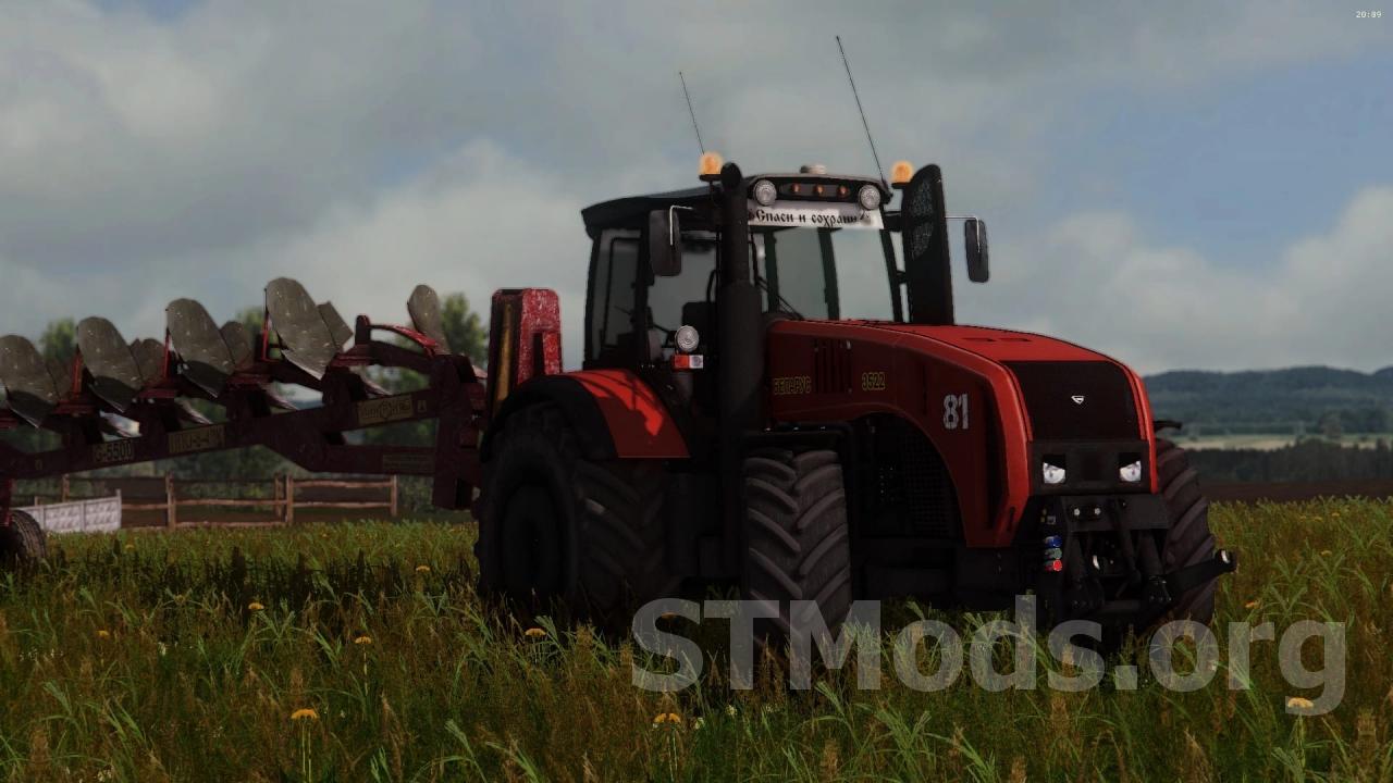 Скачать мод Беларус 3522 версия 1.0 для Farming Simulator 2017 (v1.5x)