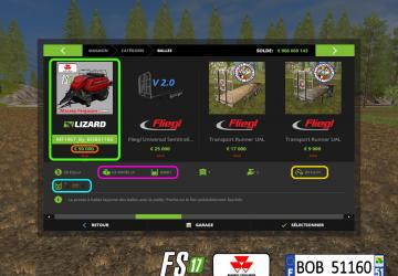 Мод BigBalers 1 axle By BOB51160 версия 2.0 для Farming Simulator 2017 (v1.5.3.1)