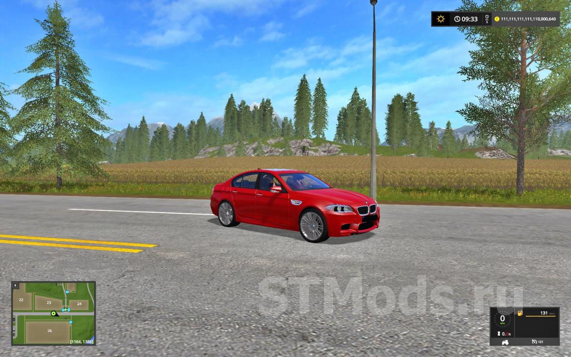 Скачать мод Bmw М5 версия 1.0 для Farming Simulator 2017 (v1.5.3.1)