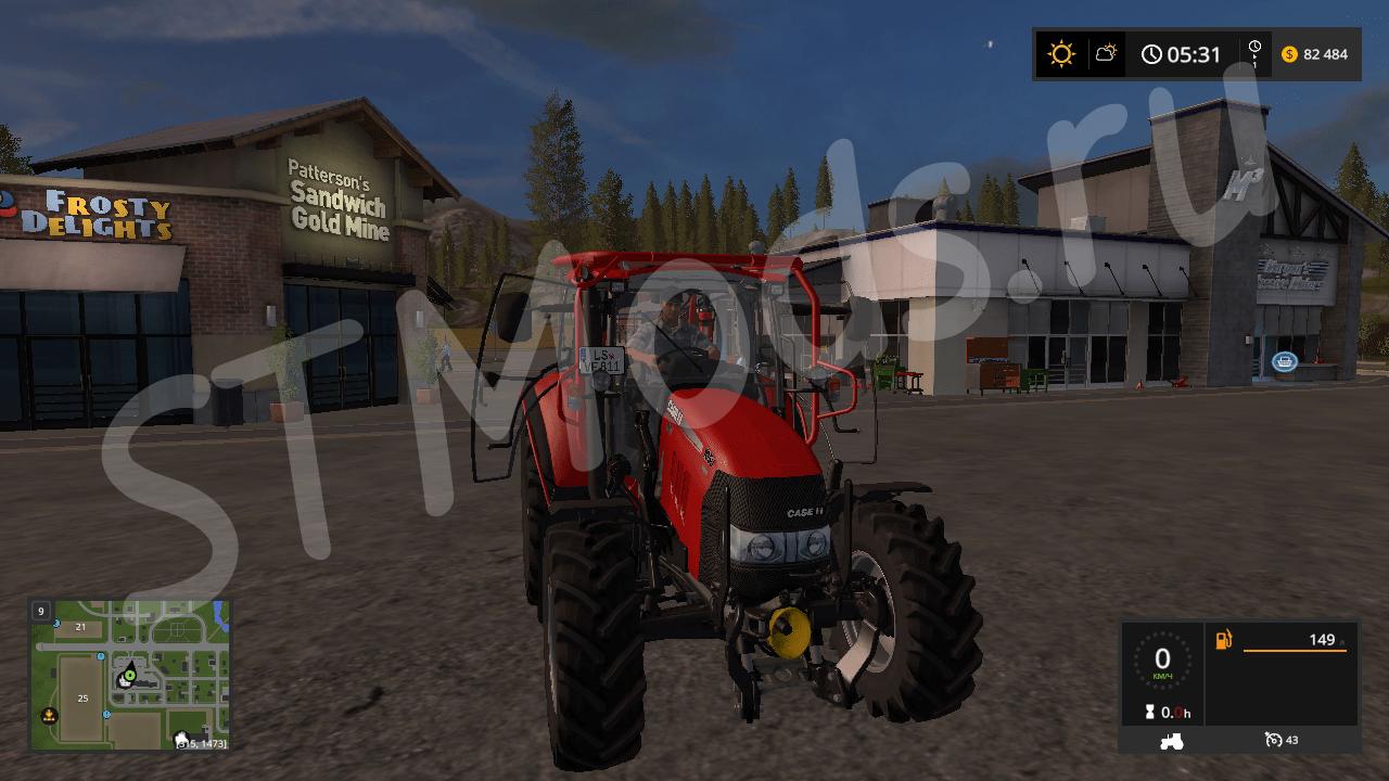 Скачать мод Case Farmall 105u версия 1100 для Farming Simulator 2017 V144 2864