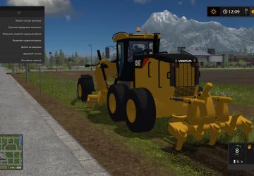 Мод CATERPILLAR 140M версия 1.0 для Farming Simulator 2017 (v1.5.3.1)