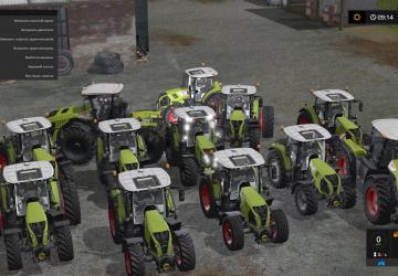 Мод Claas Arion/Xerion Pack версия 1.0.1 для Farming Simulator 2017 (v1.5.3.1)