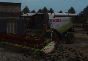 Мод CLAAS Lexion 540c версия 1.0 для Farming Simulator 2017 (v1.5x)