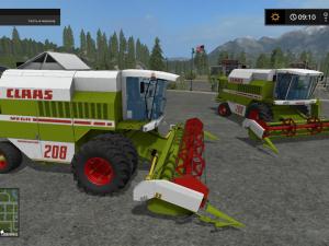 Мод Claas Mega 208 + жатка версия 1.0.0.0 для Farming Simulator 2017 (v1.4.4)