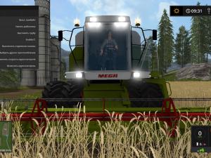 Мод Claas Mega 208 + жатка версия 1.0.0.0 для Farming Simulator 2017 (v1.4.4)