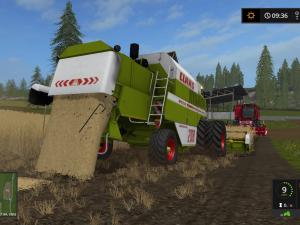 Мод Claas Mega 208 + жатка версия 1.0.0.0 для Farming Simulator 2017 (v1.4.4)