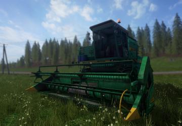 Мод ДОН-1500Б+жатки версия 2.0.0.0 для Farming Simulator 2017 (v1.5.x)