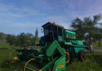 Мод ДОН-1500Б+жатки версия 2.0.0.0 для Farming Simulator 2017 (v1.5.x)