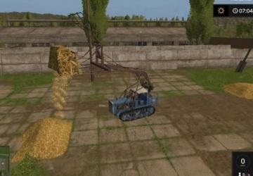 Мод ДТ-75 Стогомёт версия 1.0.0.2 для Farming Simulator 2017 (v1.5.x)