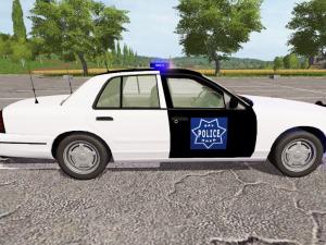 Мод Ford Crown Victoria Police версия 06.04.17 для Farming Simulator 2017