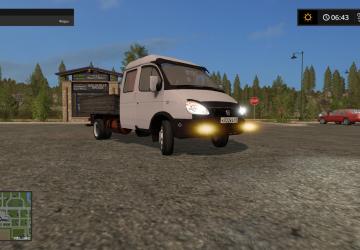 Мод Газель 33023 версия 1.0 для Farming Simulator 2017 (v1.5.3.1)