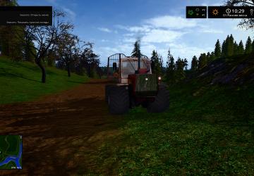 Мод ХТЗ Т-150 Форвардер версия V1.0.0.0 для Farming Simulator 2017 (v1.5x)