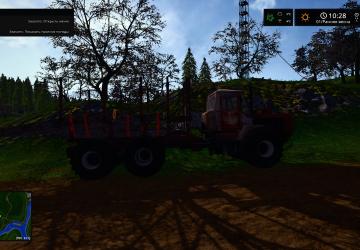 Мод ХТЗ Т-150 Форвардер версия V1.0.0.0 для Farming Simulator 2017 (v1.5x)