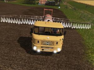 Мод IFA W50 Sprayer версия 1.0.0.0 для Farming Simulator 2017 (v1.4.4)