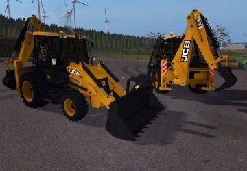 Мод JCB 3CX версия 1.0.0.0 для Farming Simulator 2017 (v1.5.x)