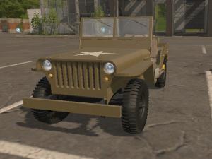 Мод Jeep Willys MB 1942 версия 1.0 для Farming Simulator 2017