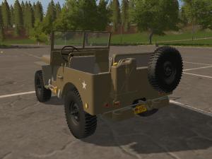 Мод Jeep Willys MB 1942 версия 1.0 для Farming Simulator 2017
