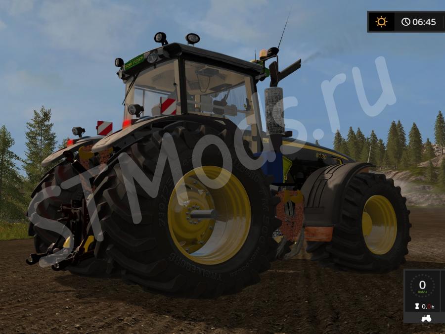 Скачать мод John Deere 8530 Black Shadow Pack версия 10 для Farming Simulator 2017 V13 5420