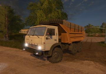 Мод KамАЗ-43101 версия 1.1 для Farming Simulator 2017 (v1.5.x)