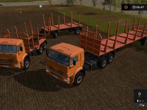 Мод Камаз-43118/44108 + ПСВ-10-21 версия 1.0 для Farming Simulator 2017 (v1.3)