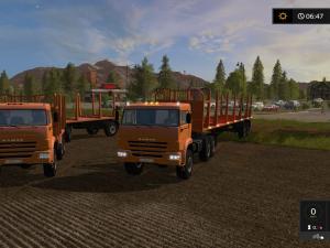 Мод Камаз-43118/44108 + ПСВ-10-21 версия 1.0 для Farming Simulator 2017 (v1.3)