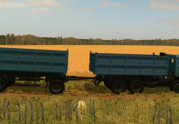 Мод КамАЗ-45143 + Нефаз-8560 версия 1.2.0.3 для Farming Simulator 2017 (v1.5.3.1)