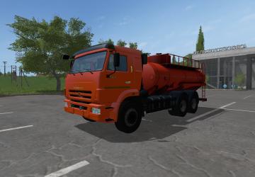 Мод КамАЗ-45144 Бензовоз версия 1.1.0.0 для Farming Simulator 2017 (v1.5.x)