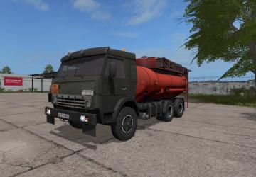 Мод КамАЗ-55102 Бензовоз версия 1.0 для Farming Simulator 2017 (v1.5.x)