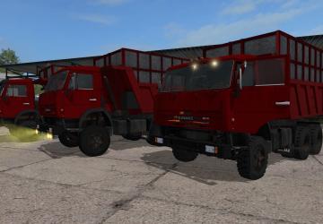 Мод КамАЗ-55111 версия 1.0.0.2 для Farming Simulator 2017 (v1.5.x)