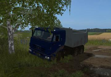 Мод КамАЗ-65115 версия 1.1.0.0 для Farming Simulator 2017 (v1.5.x)