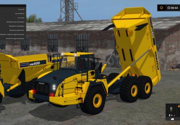 Мод Komatsu HM400-5 версия 1.0 для Farming Simulator 2017 (v1.5.3.1)