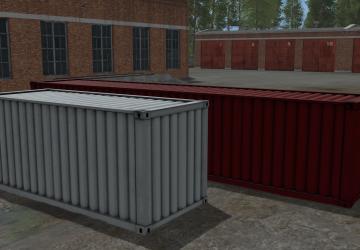 Мод Контейнеры версия 2.1 для Farming Simulator 2017 (v1.5.x)