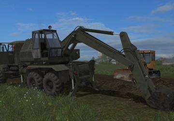 Мод КрАЗ-255Б1 ЭОВ-4421 версия 1.1 для Farming Simulator 2017 (v1.5x)