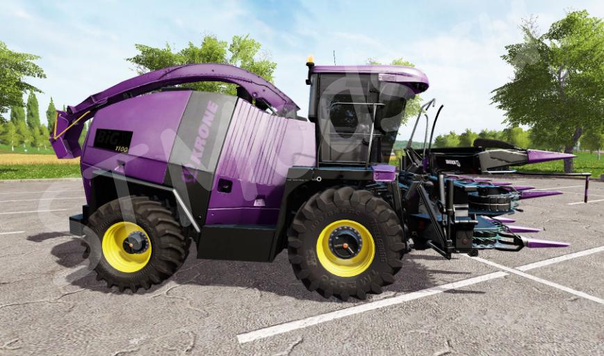 Скачать мод Krone Big X 1100 версия 041216 для Farming Simulator 2017 V13 5487