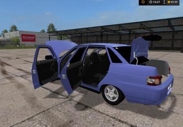 Мод LADA 2110 версия 2.0 для Farming Simulator 2017 (v1.5.3.1)