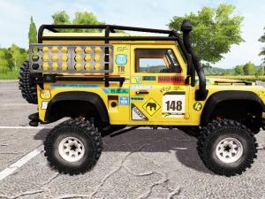 Мод Land Rover Defender 90 Dakar версия 02.01.17 для Farming Simulator 2017 (v1.3.1)