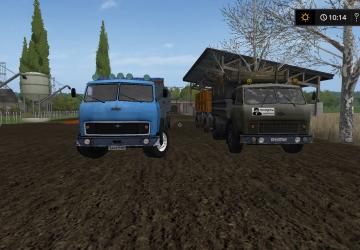 Мод MAZ 500.0 версия 1.1 для Farming Simulator 2017 (vv1.5.x)