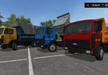 Мод Маз-5551 версия 1.0 для Farming Simulator 2017 (v1.5.3.1)
