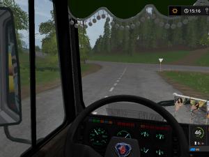 Мод МАЗ-6303 + Прицеп версия 1.2 для Farming Simulator 2017 (v1.4.4)