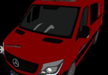 Мод Mercedes-Benz Sprinter privat версия 1.0 для Farming Simulator 2017 (v1.5.3.1)